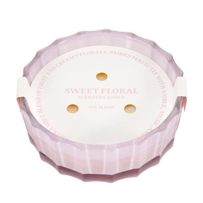 Anko XL Sweet Floral Glass Candle
