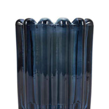 Anko Ocean Whisper Ribbed Glass Candle
