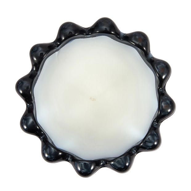 Anko Ocean Whisper Ribbed Glass Candle