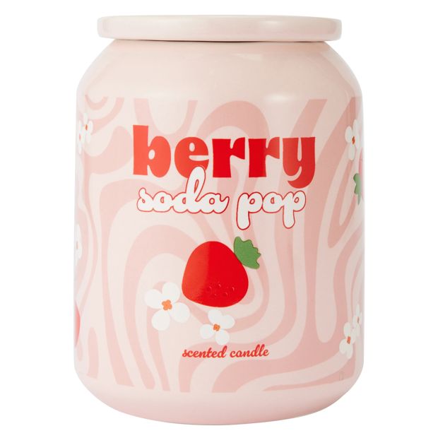 Anko Berry Soda Pop Ceramic Candle
