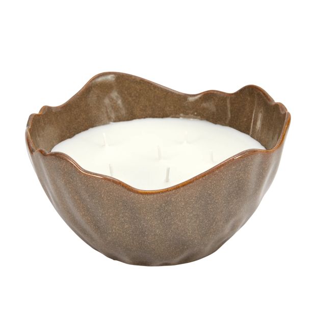 Anko XL Wavy Edge Ceramic Candle