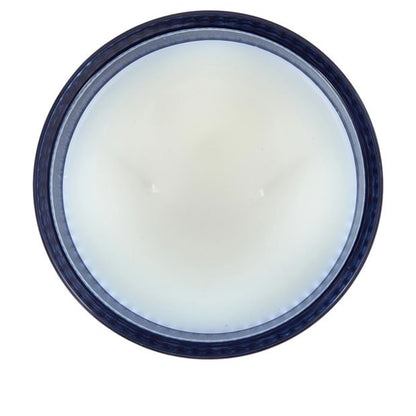 Anko Blue Embossed Glass Candle