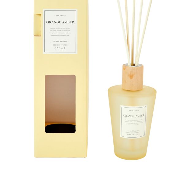 Anko XL Frosted Orange Amber Reed Diffuser 350ml