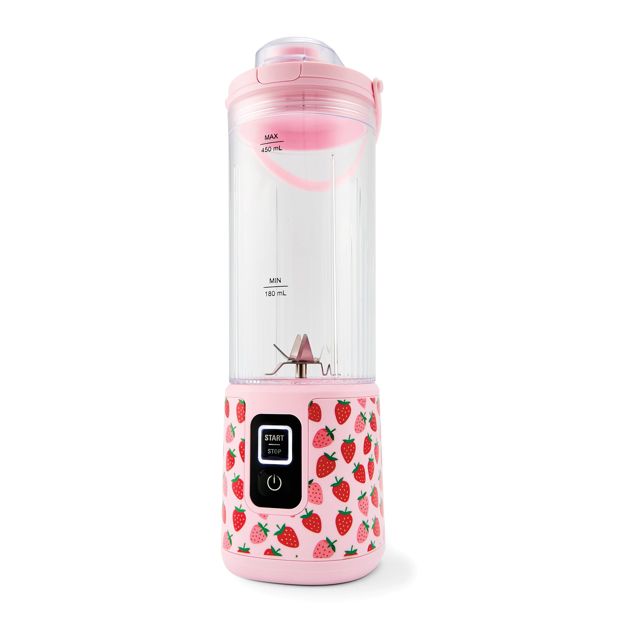 Anko Portable USB Blender - Strawberry