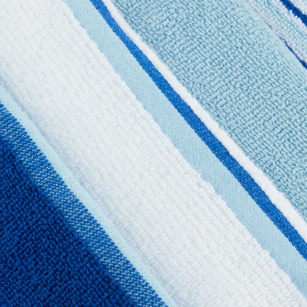 Anko 4 Pack Blue Stripe Terry Tea Towels