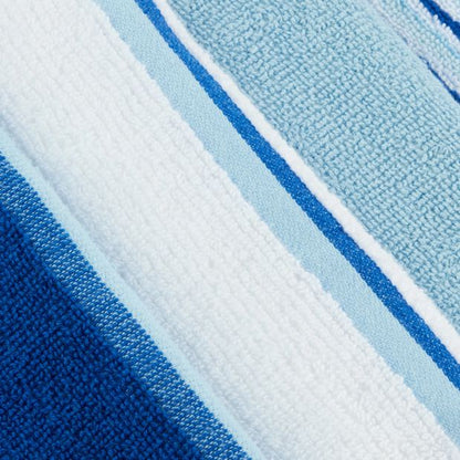 Anko 4 Pack Blue Stripe Terry Tea Towels