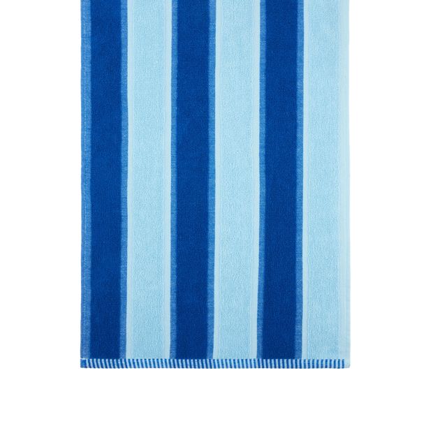 Anko 4 Pack Blue Stripe Terry Tea Towels