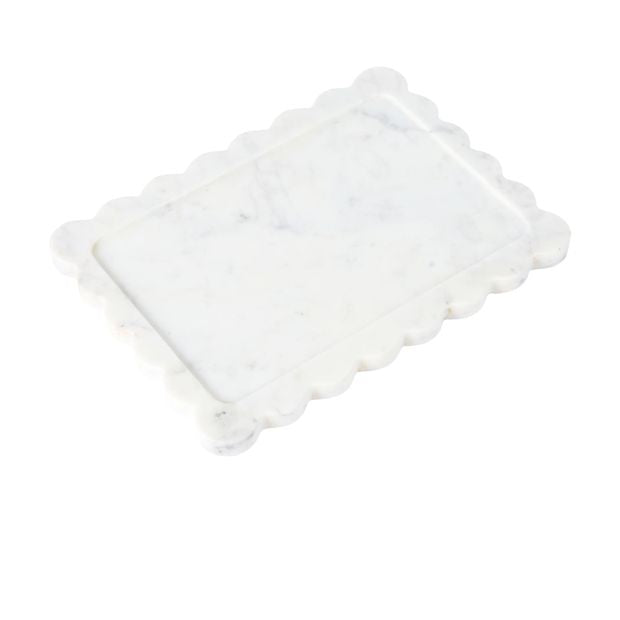 Anko Wavy Edge Marble Decor Tray