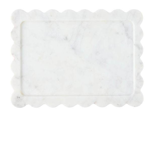 Anko Wavy Edge Marble Decor Tray