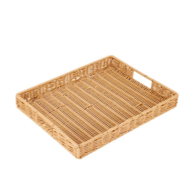 Anko Rattan Look Rectangle Decor Tray