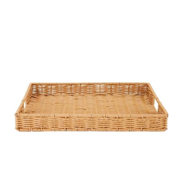 Anko Rattan Look Rectangle Decor Tray