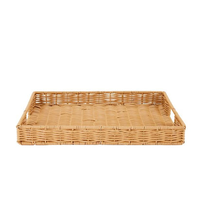 Anko Rattan Look Rectangle Decor Tray