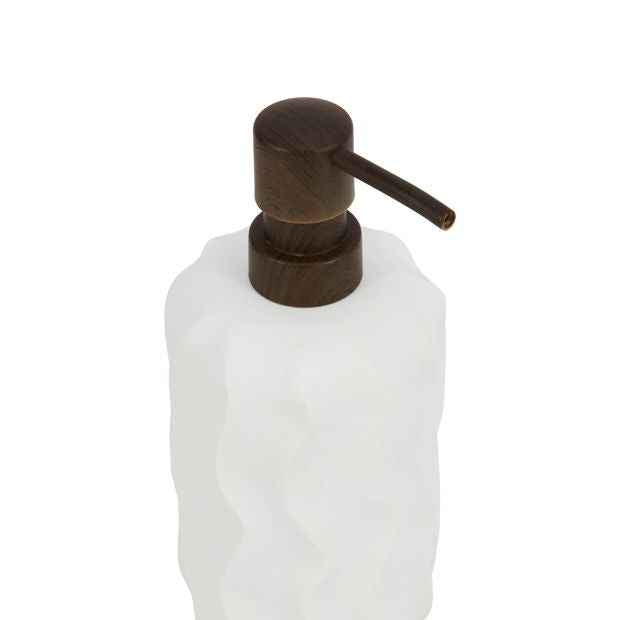 Anko White Textured Soap Dispenser