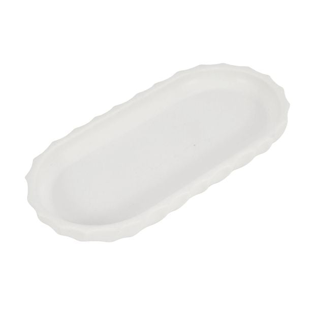 Anko White Textured Tray