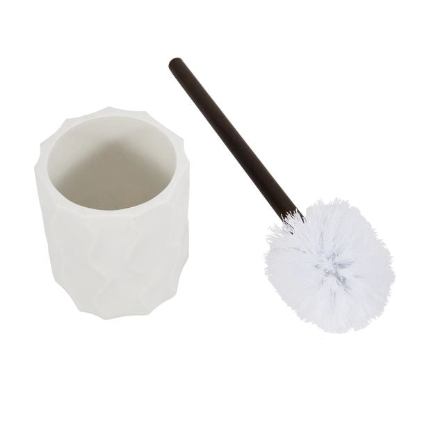 Anko White Textured Toilet Brush