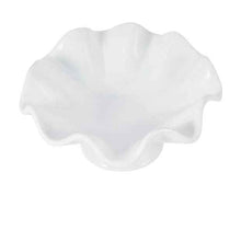 Anko White Wavy Pedestal Decor Bowl