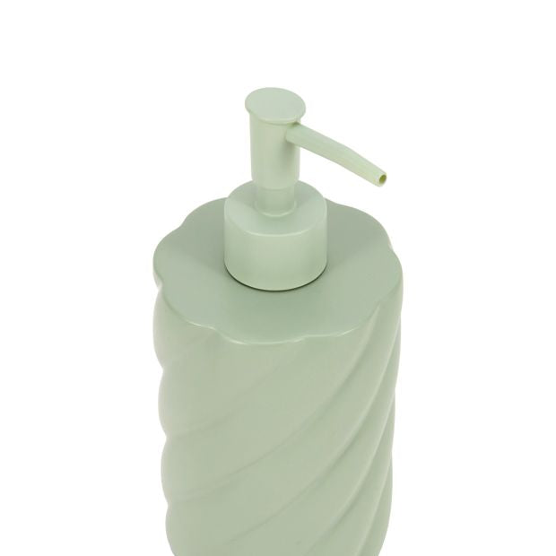 Anko Green Swirl Soap Dispenser