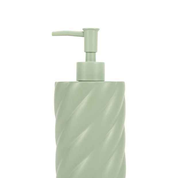 Anko Green Swirl Soap Dispenser