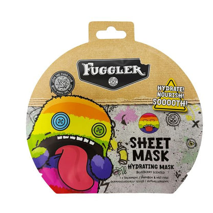 Fuggler Hydrating Rainbow Face Sheet Mask - Blueberry Scented