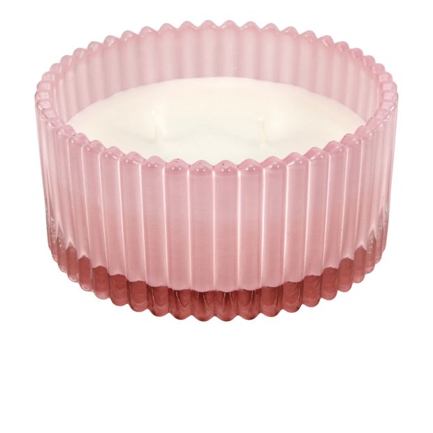 Anko Pink Bow Lid Glass Candle