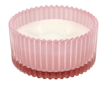 Anko Pink Bow Lid Glass Candle