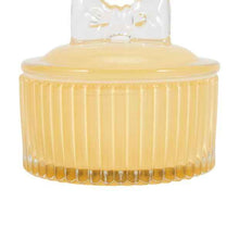 Anko Yellow Bow Lid Glass Candle