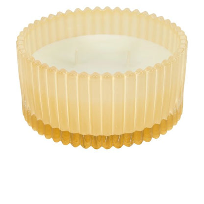 Anko Yellow Bow Lid Glass Candle