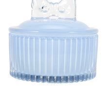 Anko Blue Bow Lid Glass Candle