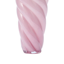 Anko Pink Swirl Glass Vase