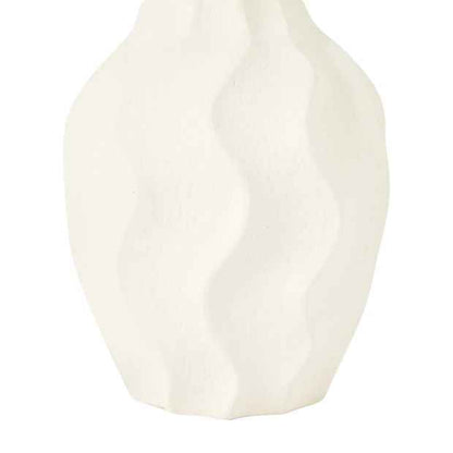 Anko Textured Wavy Ceramic Vase
