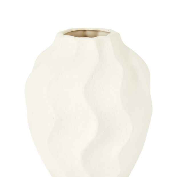 Anko Textured Wavy Ceramic Vase