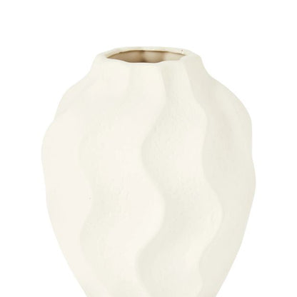 Anko Textured Wavy Ceramic Vase