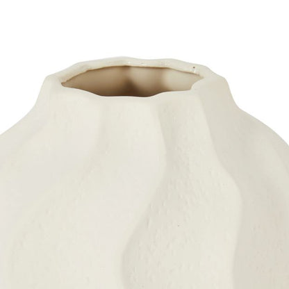 Anko Textured Wavy Ceramic Vase