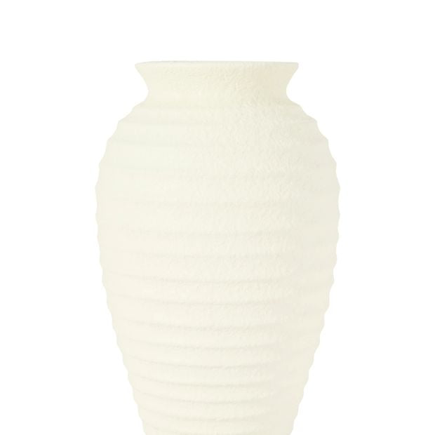 Anko Tall Ribbed Ceramic Vase