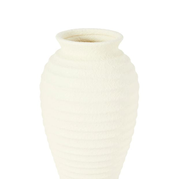 Anko Tall Ribbed Ceramic Vase
