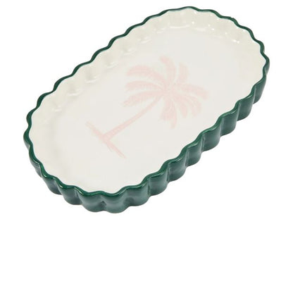 Anko Palm Ceramic Trinket Tray