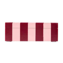 Anko Pink and Berry Stripe Decor Box