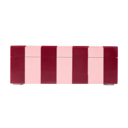 Anko Pink and Berry Stripe Decor Box