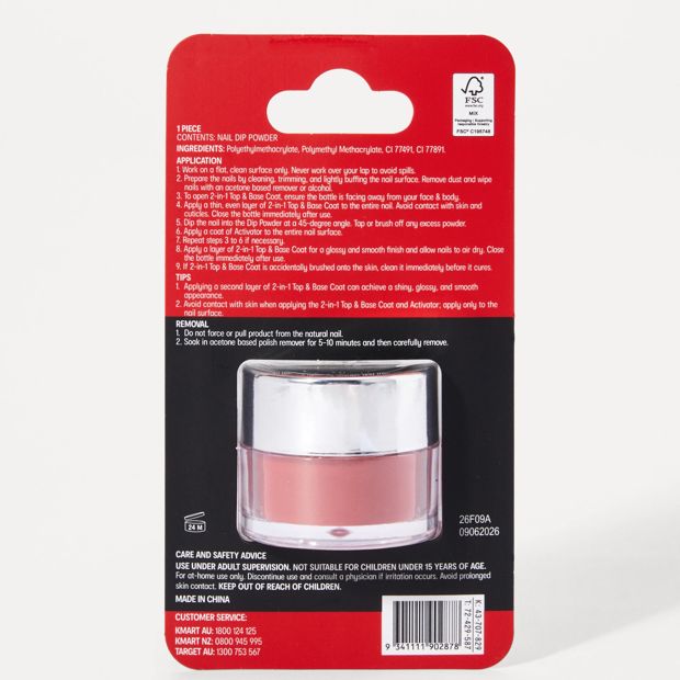 OXX Beauty Nail Dip Powder - Red