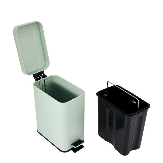 Anko 5L Slim Line Bin - Sage