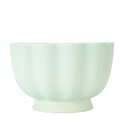Anko Sage Wave Pedestal Ceramic Candle