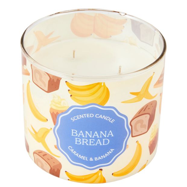 Anko Graphic Banana Bread Candle