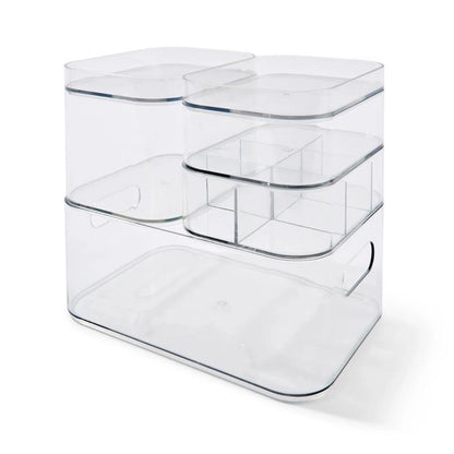 Anko Set of 4 Drawer Organisers - Clear