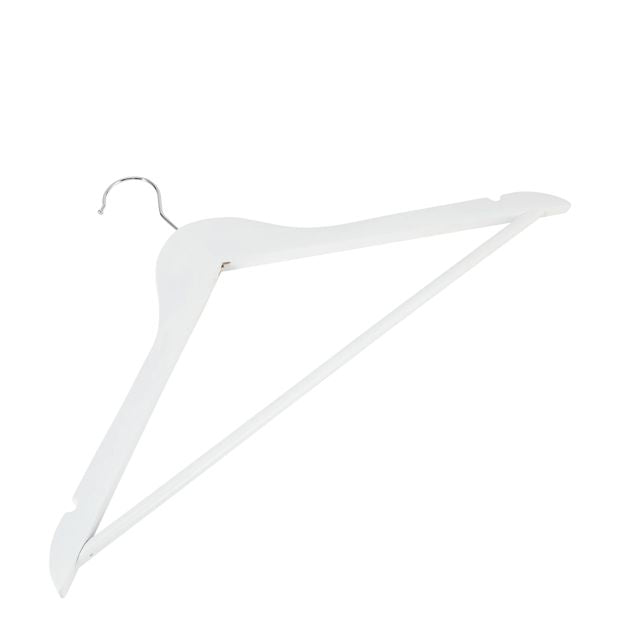 Anko 12 Pack Wooden Hanger - White