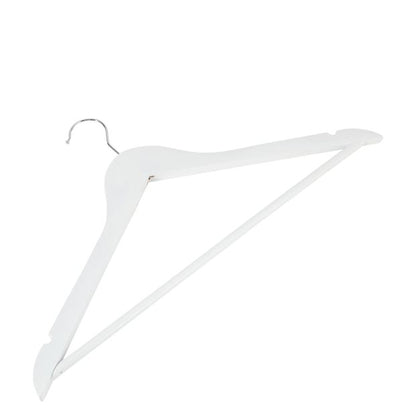 Anko 12 Pack Wooden Hanger - White