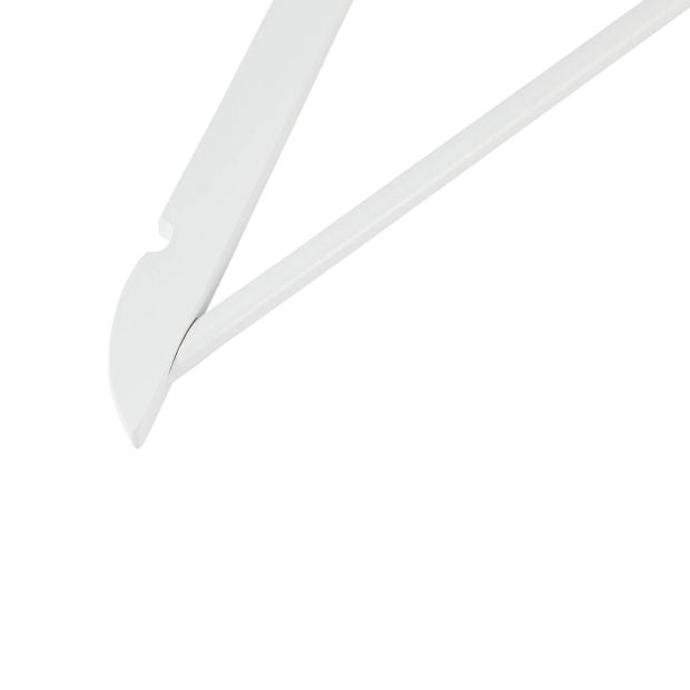 Anko 12 Pack Wooden Hanger - White