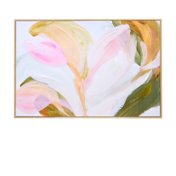 Anko Floral Bloom Framed Canvas - 60cm x 90cm