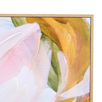 Anko Floral Bloom Framed Canvas - 60cm x 90cm