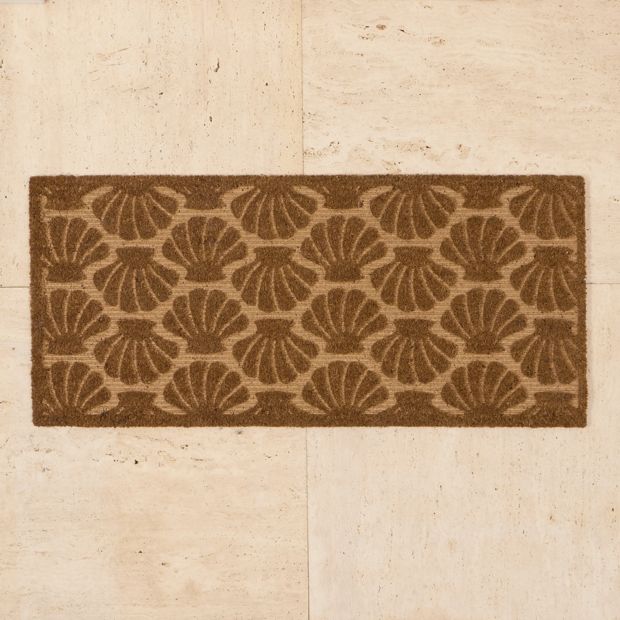 Anko Shell Debossed Door Mat - 100cm x 45cm