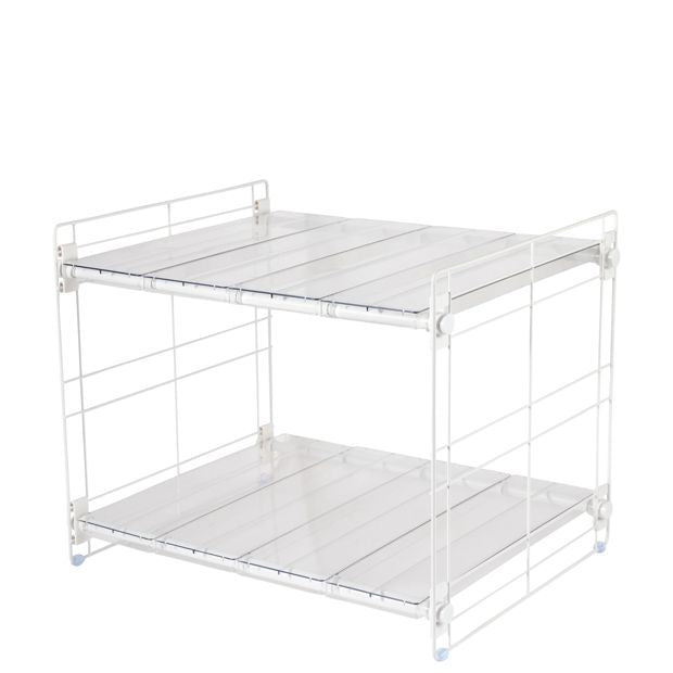 Anko Clear Undersink Extendable Shelves